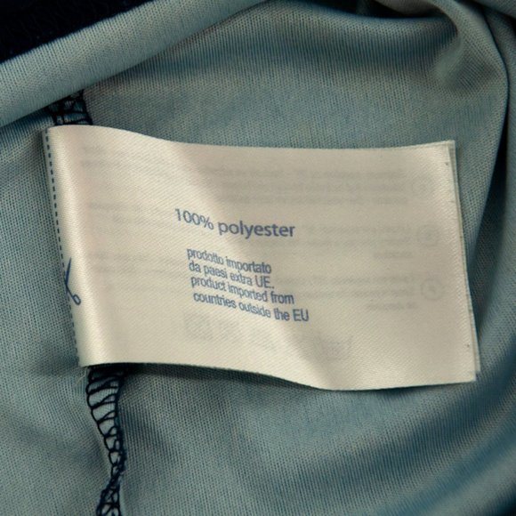 Men's Givova Navy/Yellow Polo Shirt Size Medium - Picture 10 of 10